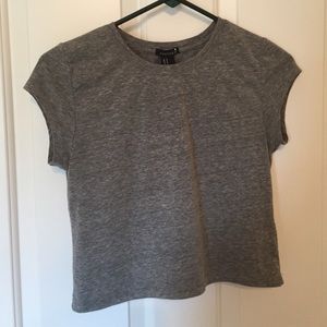 Grey Crop Top - Size M