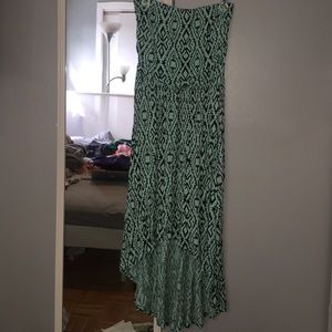 Aztec inspired high low dress