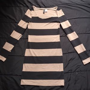 H&M Striped Bodycon dress