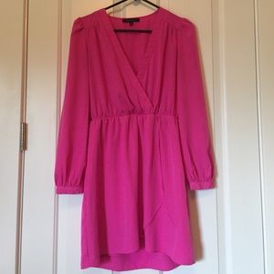 Pink Long Sleeve Dress - Size M