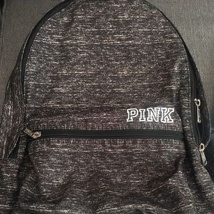 PINK Victoria Secret Grey Limited Edition Backpack