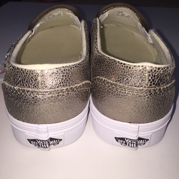 Vans Shoes - Gold Metallic Vans