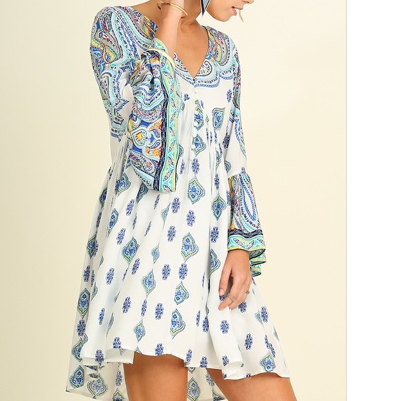 Boho Peasant Dress - Picture 2 of 4