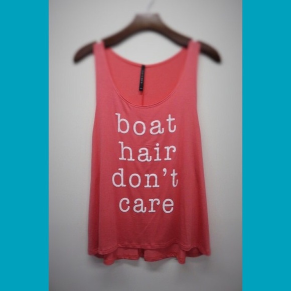 Boat Hair Don't Care Tank Top (Host Pick) - Picture 1 of 1