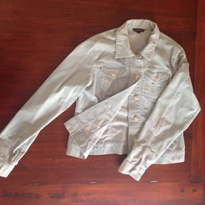 Land's End light blue corduroy jacket