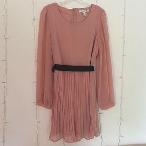 Baby Pink Chiffon Dress
