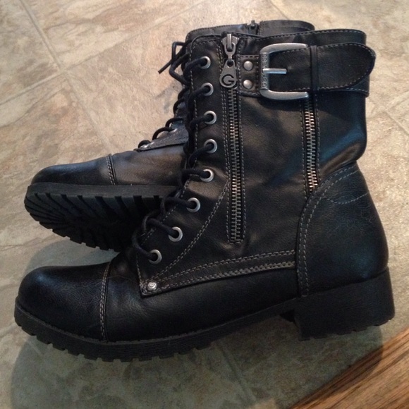 G by Guess combat boots sz 8 great cond! - Picture 4 of 4