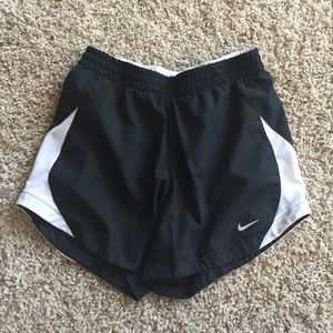 Never worn Black Nike running shorts size XS