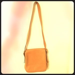 COACH camel leather cross body bag auth.+like new COACH camel leather cross body bag auth.+like new