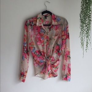 Floral Print Blouse in Floral
