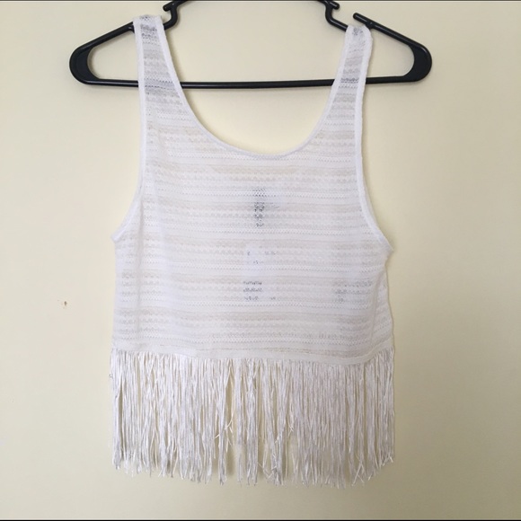 Fringed tank top
