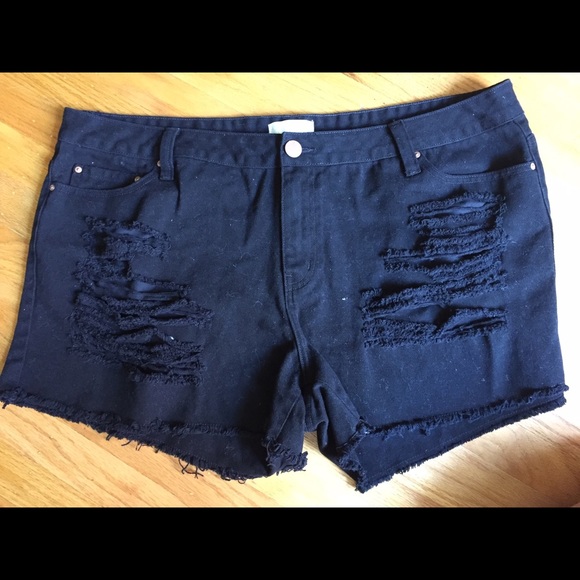 F21 Black Shorts