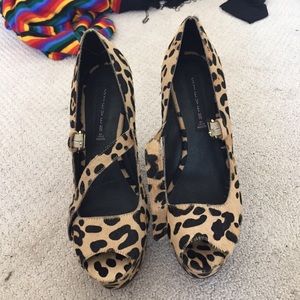 Steve Madden leopard heels