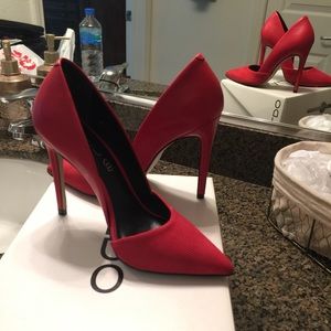 Beautiful red high heels