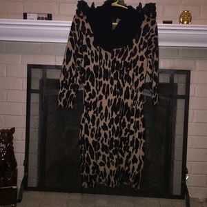 Leopard print dress