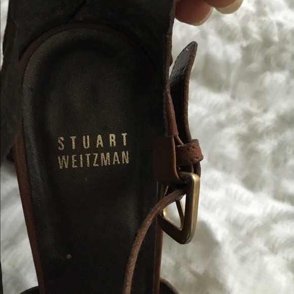 Stuart Weitzman Leather ankle strap heel - Picture 2 of 4