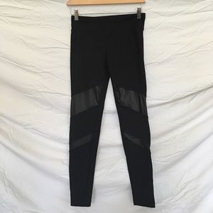 Pleather leggings
