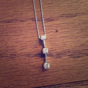 Kay Authentic 3 tiered diamond necklace