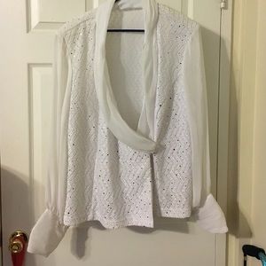 Dressy blouse. Sparkles!