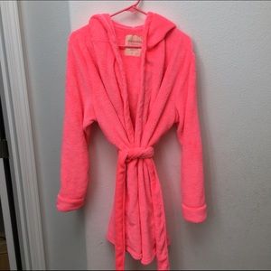SUPER COZY HOT PINK ROBE