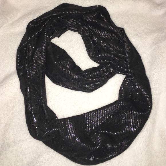 Black Simmer Scarf-Multiple Ways To Use