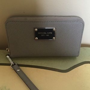 Michael Kors gray wallet