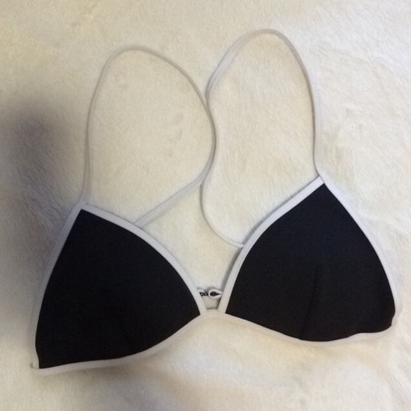 NEW VS Black Surfer Teeny Triangle Bikini Top