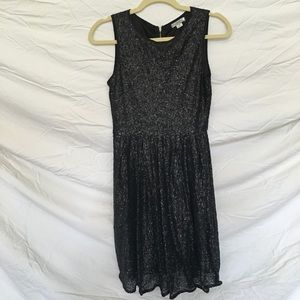 Black sequin dress