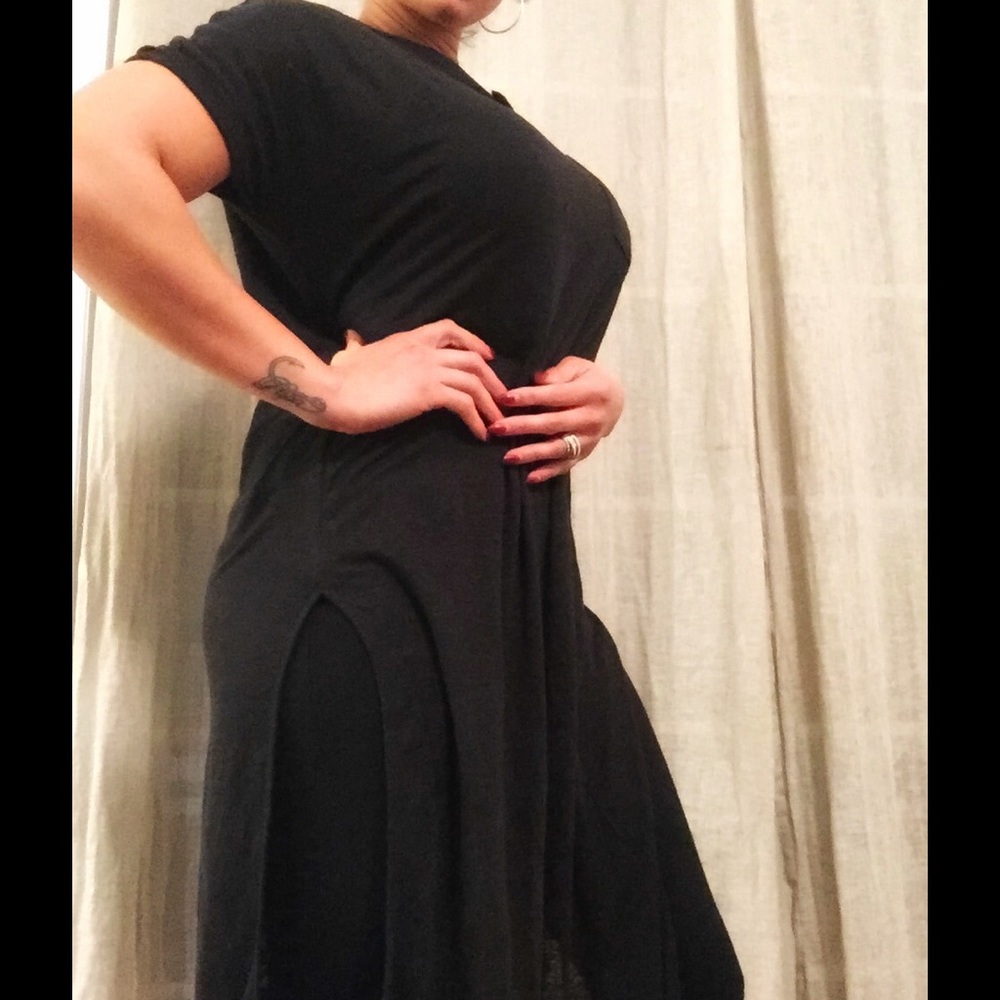 Tee Dress with side slit - NWOT - Picture 1 of 3