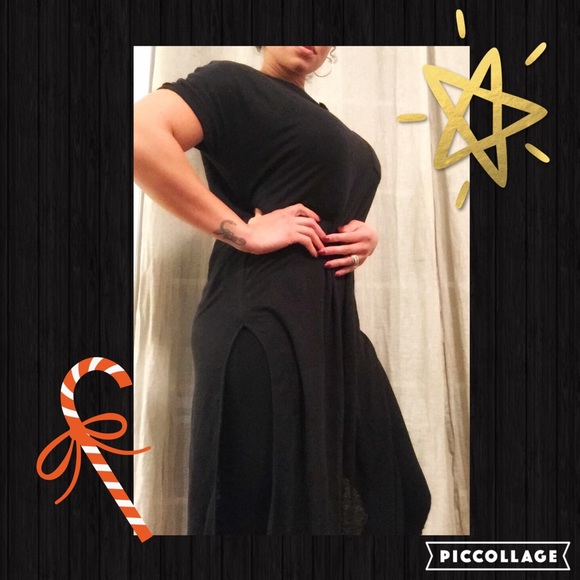 Tee Dress with side slit - NWOT - Picture 2 of 3