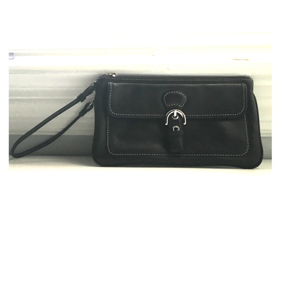 Black Coach Wristlet