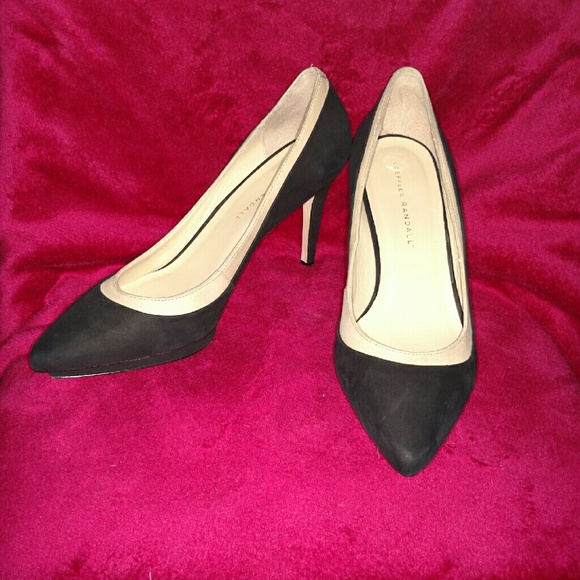 Loeffler Randall Shoes - Black and cream heels