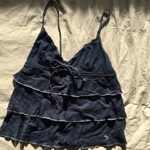 Navy blue beachware tank top