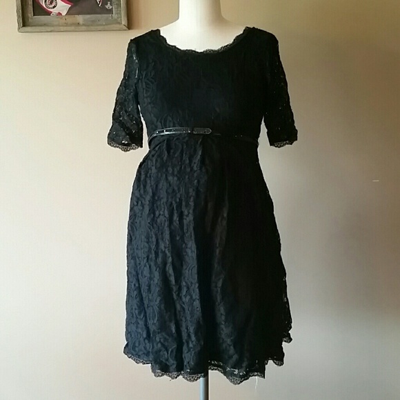 Motherhood Maternity Lace Dress