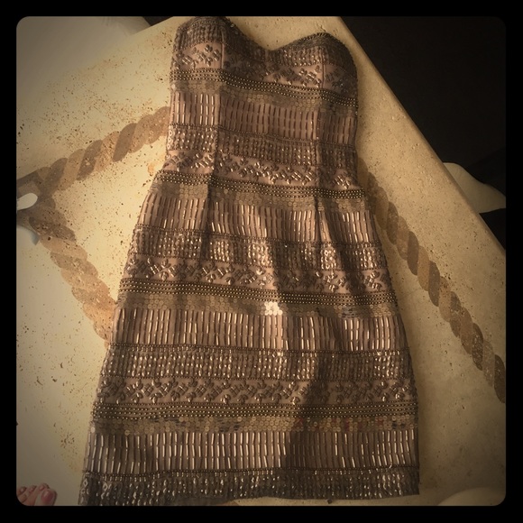 Scala silk sequin dress size 2 worn once