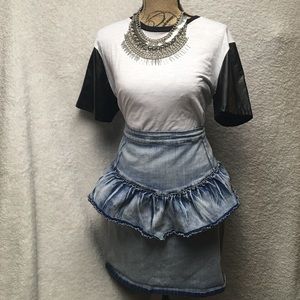 Apple Bottom denim skirt