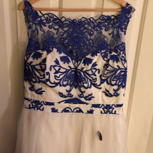 Plus size embroidered vintage inspired party dress