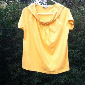 💞Golden Yellow Short Sleeve Blouse💞