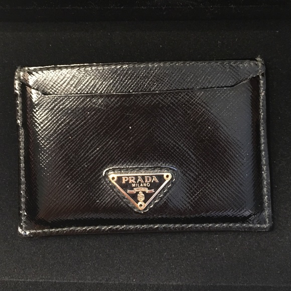 Prada patten leather card holder - Picture 1 of 3