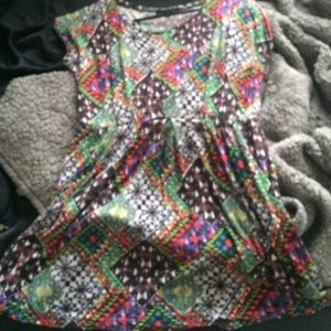 multi colored dress
