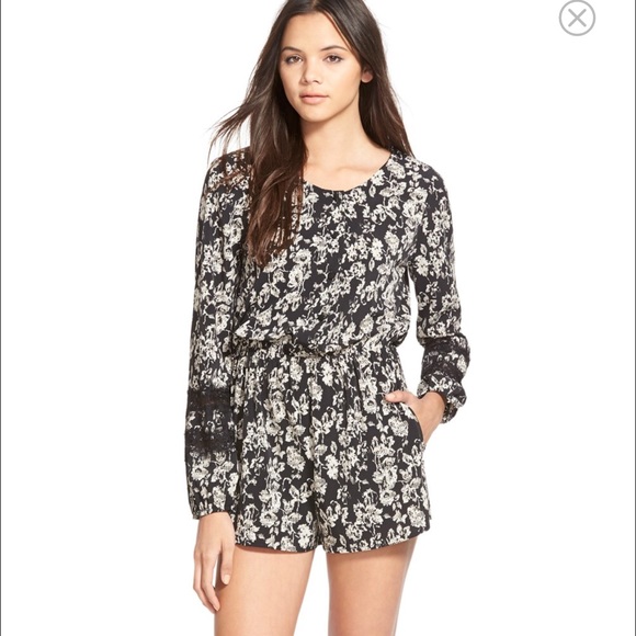Mimi Chica long sleeve romper from Nordstrom