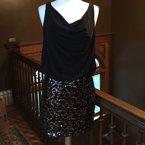 Studio Y black mini dress