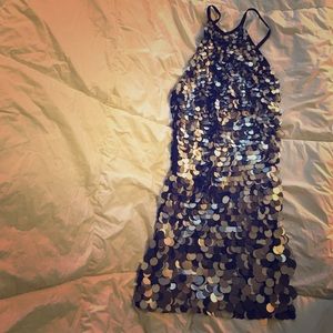 PERFECT FOR NYE! Sequin mini Bebe party dress 🎉