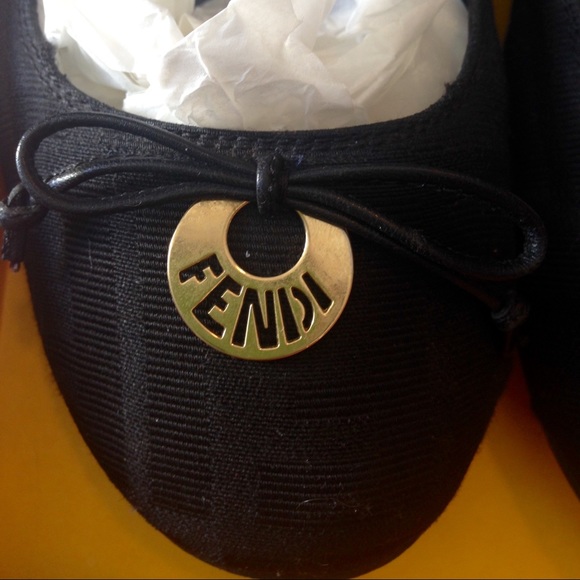 100% authentic Fendi ballerina flats