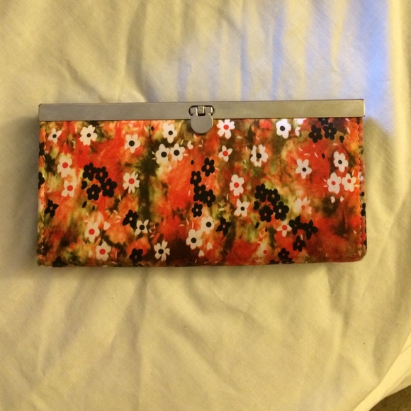 Cute floral print wallet