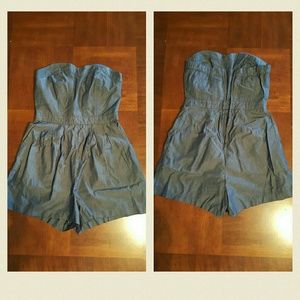 Denim Romper