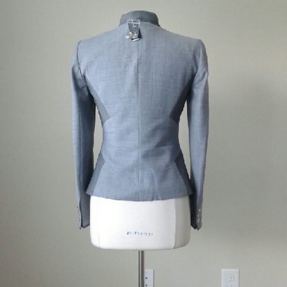 Contrast panel gray suit jacket SOLD!!! - Picture 3 of 3