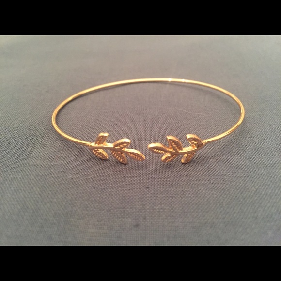 PRICE REDUCED!! Gold leaf bracelet!