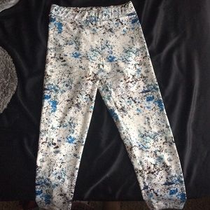 splatter leggings