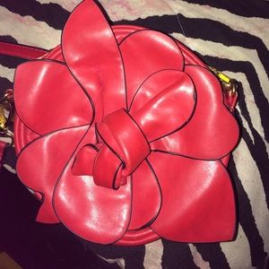 Red crossbody bag